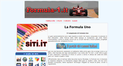Desktop Screenshot of formula-1.it