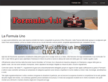 Tablet Screenshot of formula-1.it